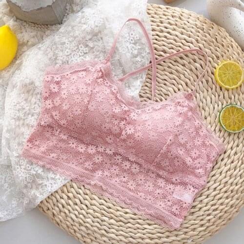 Women Push Up Wireless Lace Bras Sexy Lingerie Women Bralette Beauty Back Bras Underwear