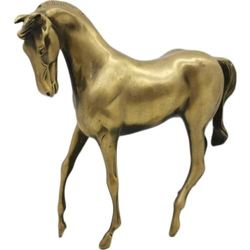 Chinese Old Bronze Statue Copper Horse