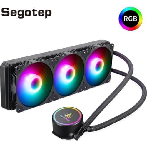 Segotep PC Case Water Cooling Computer CPU Fan RBG Water Cooler Radiator Integrated Liquid Cooling for Intel LGA 2011/115X/AM4