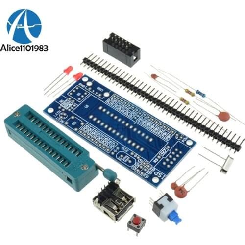 ATmega8 ATmega48 AVR Minimum System Development Board Miniature Mini Electronic Suite Parts DIY Kit Without Chip 8M Crystal