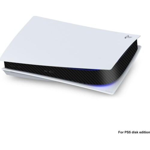 For PS5 Disk Edition Carbon Fiber Skin Sticker Decal Cover For PlayStation 5 Console Console Center Skin Sticker Dropshopping