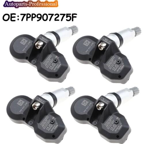 4 pcs/lot New Car For Volkswagen For Audi A4 A6 A8 Q7 R8 TPMS Tire Pressure Monitor System Sensor 7PP907275F 7PP-907-275F 433MHZ