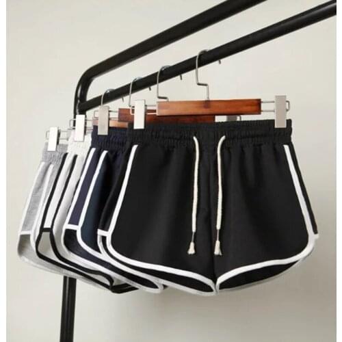 Casual Womens Tennis Shorts With Liner Sport Running Elastic Waist Jogging Workout Shorts No Pockets Sport Ladies Yoga Shorts