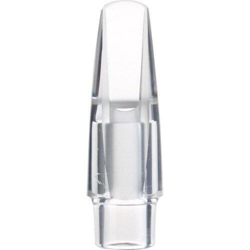 Soprano Saxophone Mouthpiece Transparent ABS Eb Mouthpiece Sax Saxophone Accessories for Jazz Music