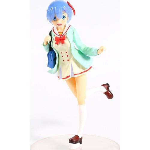 Re: Zero Starting Life in Another World Rem School Uniform Ver PVC Figure Collectible Model Toy
