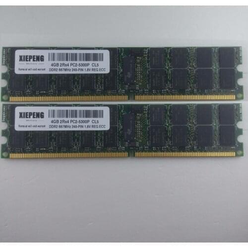 For IBM eServer xSeries 226 236 336 346 366 460 Server 4GB DDR2 667 RAM 8GB 2Rx4 PC2-5300 2G PC2-3200 DDR2 400MHz Registered ECC