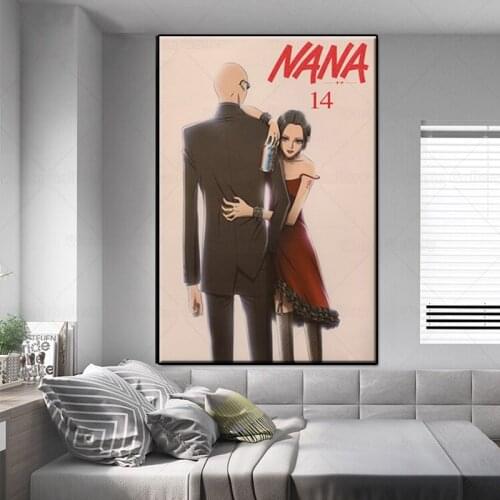 NANA Japanese Romance Love Anime Hd Canvas Painting Posters Cute Girl Bedroom Living Sofa Wall Art Home Decor Picture