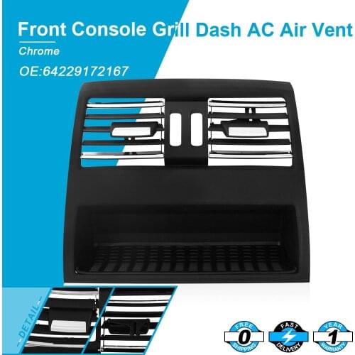 Center Console Rear Fresh Air Outlet Vent Grille Cover fit for BMW 5 F10 F18 F11