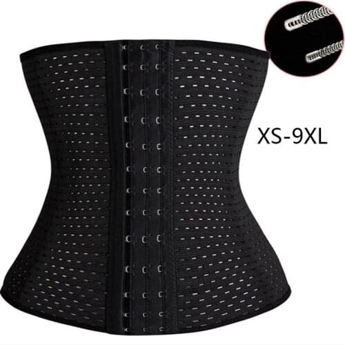 Women Waist Cinchers Ladies Corset Shaper Band Body Building Front Buckle Three Breasted Dropship Support