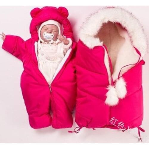 Newborn Bebes Winter Baby Sleeping Bags Baby Cocoon Sleepsacks Soft Warm Envelope Wearable Stroller Blanket Footmuff for Pram