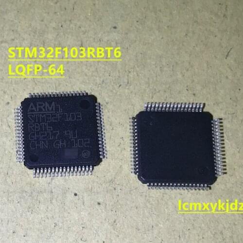 2Pcs/Lot , STM32F103RBT6 LQFP-64 ,New Oiginal Product New original free shipping fast delivery