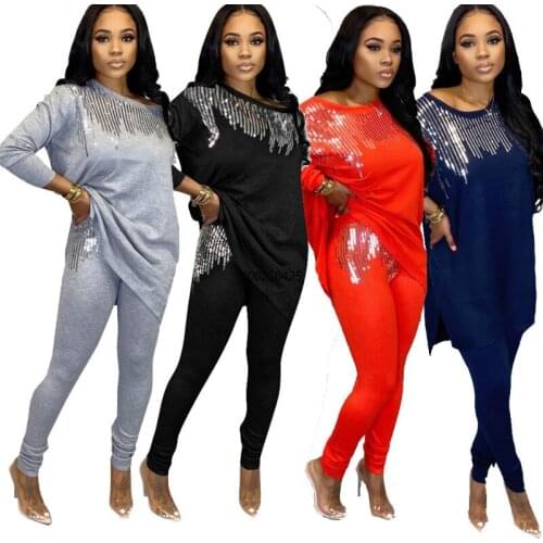 2021 Dashiki Traditional African Clothing Two Piece Set Women Africaine Print Bodycon Dress+Pants African Clothes