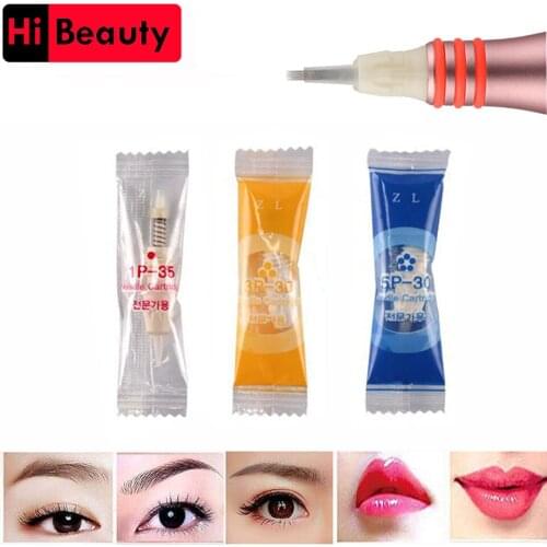 30pcs/lot Disposable 9mm Screw Cartridge Needles Candy Package For Charmant II Machine Gun Permanent Tattoo Makeup 1P 3P 5P