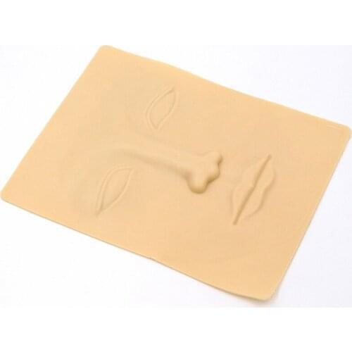 3D Silicone 1pc Face Microblading Tattoo Practice Skin Fake Skins For Beginners Permanent Makeup Practice