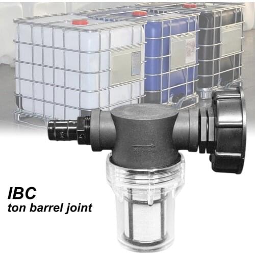4-6 Garden Hose Adapter Non-toxic，IBC Ton Barrel Joint Garden Water Ball Valve,Ton Barrel Filter Connector, Valve Fitting