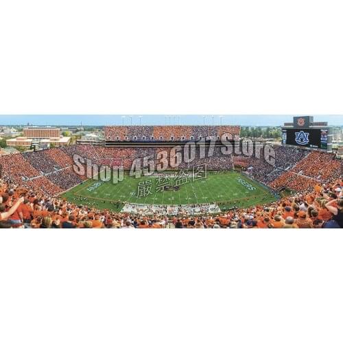 DIY Diamond painting Jordan-Hare Stadium Full square Diamond embroidery Cross Stitch BAuburn University Rhinestone Mosaic gifts