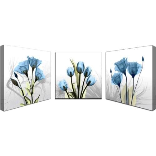 Diy diamond painting cross stitch still life,pictures of rhinestones kits, diamond embroidery 3 Piece Elegant Tulip Flower WW051