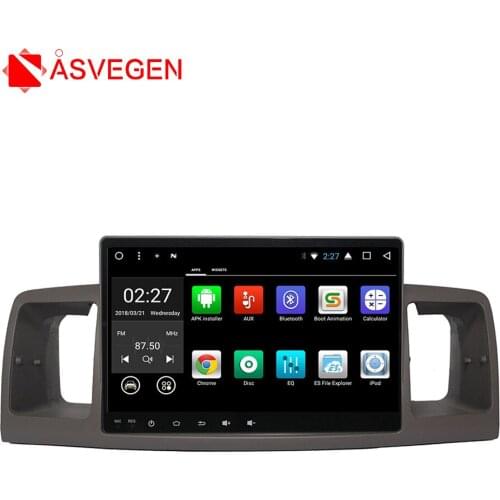Asvegen Vertical 9 inch Android 7.1 Quad Core Car Auto WIFI Radio Multimedia Player GPS Navigation For Toyota COROLLA EX 2007