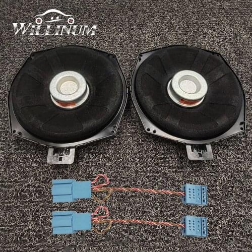 Car Front Subwoofer With Wires For BMW F10 F11 F30 F32 F20 F25 E90 G30 Under Seat Panel Bass Low Frequency Speaker Audio Upgrade