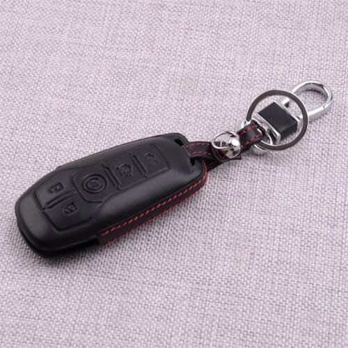Car 5 Buttons Remote Key Fob Cover Case Bag Fit for Ford Fusion Explorer Mustang Edge F-150 Mondeo Lincoln MKZ MKC MKX 2016