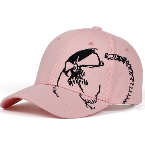 High Quality Unisex Cotton Outdoor Baseball Cap Skull Embroidery Snapback Fashion Sports Hats For Men & Women Cap Bone Garros