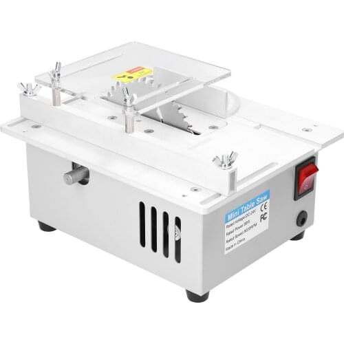 Household DIY Cutting Tool T1 Mini Multifunctional Table Saw Electric Desktop Saws Small Woodworking Lathe Machine with Collet