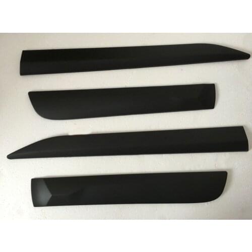 For toyota fortuner 2016 sw4 accessories ABS injection black side molding body kit trim for toyota fortuner 2017 styling moldi