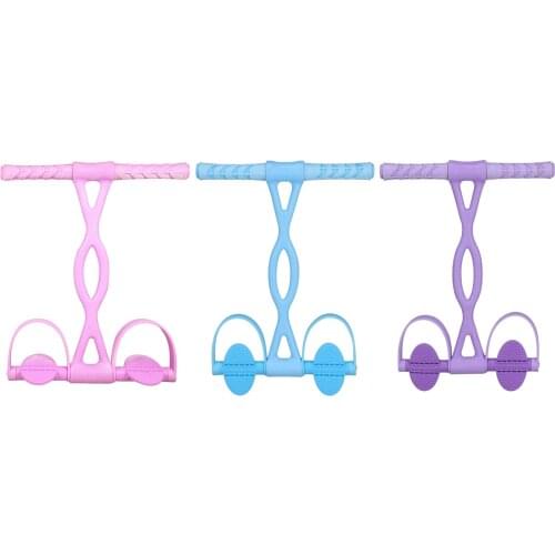 Elastic Pedal Resistance Bands Multifunction Puller Rope Home Fitness For Sit-up Exercise Workout Fitness Gym Training Equipment
