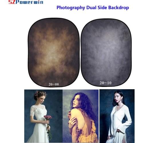 SZPowerwin 150x200cm 5ftx7ft Flannel Dual Side Photography Backdrop Pannel Chroma Key For Photo Studio Kit Background Stand