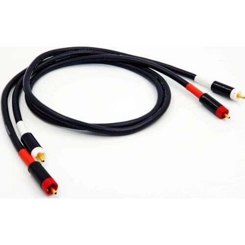 Hifi FURUTECH ц-P2.1 PCOCC + star line Pure Copper Gold RCA plugs interconnector cable