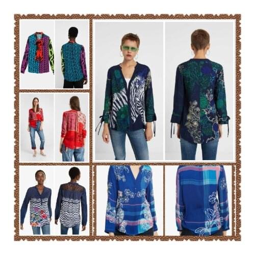 Spanish deg printed shirt with long sleeves