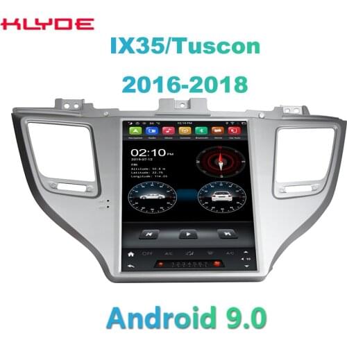 KD-97017 klyde tesla Android 9.0 PX6 car video car Multimedia Navigation and Entertainment system for IX35/Tuscon 2016-2018