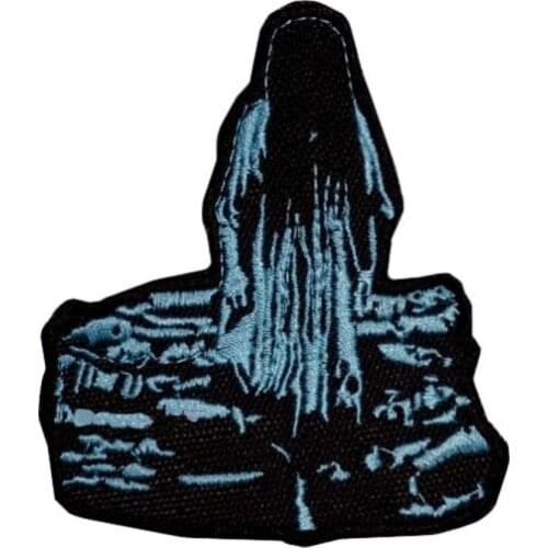 3.75'' The Ring Samara Morgan Embroidered iron on and sew on Patch Horror Movie 7 Days Video Tape The Well