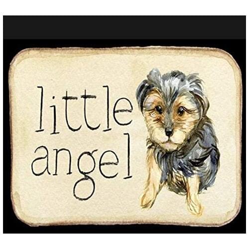 Little Angel Vintage Style Metal Sign Iron Painting for Indoor & Outdoor Home Bar Coffee Kitchen Wall Decor 8 X 12 Inch