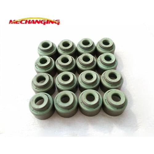 SIRIUS-II G4JS Valve Stem Oil Seal 16pcs Engine Parts FOR HYUNDAI SANTA FE OR KIT OPTIMA 16V Engine Gasket 22224-38000