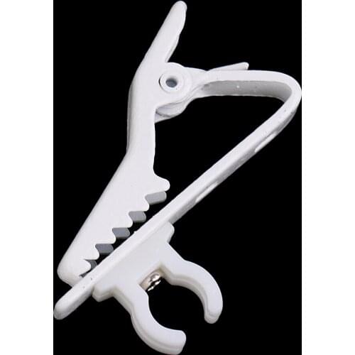 1Pc Clip On Tie Mount Mic Lapel Lavalier Metal for Audio Microphone Accs 6mm Electric Instrument Parts & Accessories