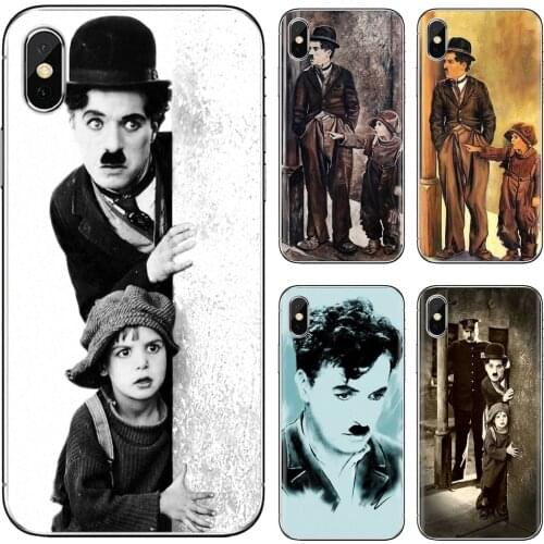 Coogan-Kid-C-Charlie-Chaplin-Jackie For iPhone 10 11 12 Pro Mini 4S 5S SE 5C 6 6S 7 8 X XR XS Plus Max 2020 Soft Case