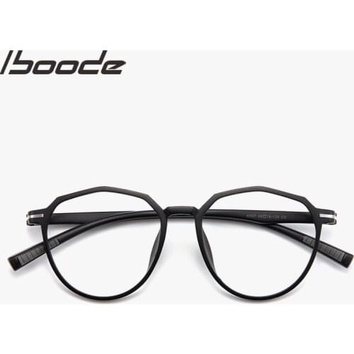 Iboode Vintage Polygon Frame Clear Lens Glasses Nerd Geek Eyewear Eyeglasses Oversized Round Circle Retro Eye Glasses