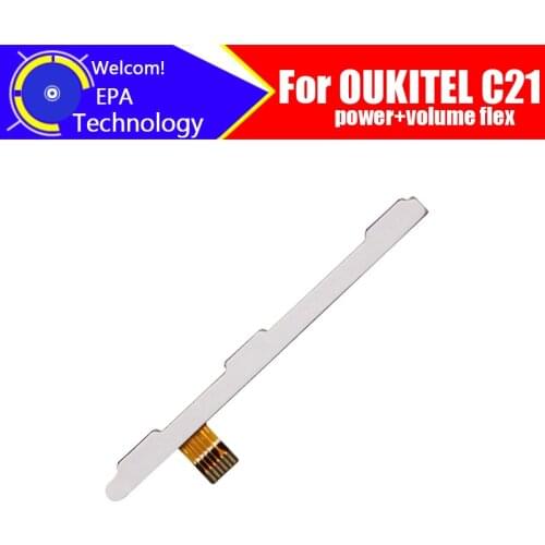 OUKITEL C21 Side Button Flex Cable 100% Original Power + Volume Button FPC Wire Flex Cable repair accessories for OUKITEL C21