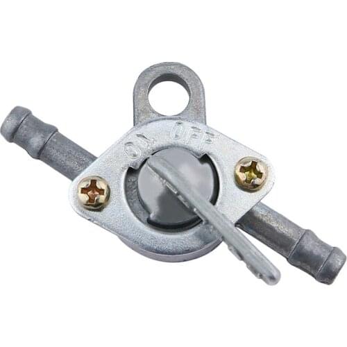 Fuel Petrol Tank Switch Tap Petcock Gasoline Valve With Two Ends On/Off Switch For Cross-country Motorcycle ATV Moped
