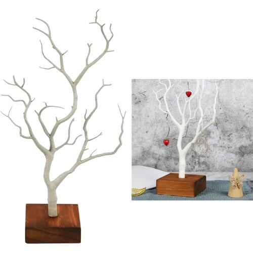 Jewelry Tree Stand Storage Organizer Earring Hanging Holder Rack New