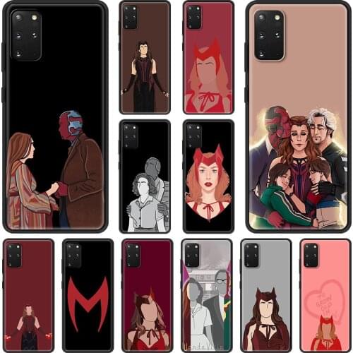 Popular TV Series W-WandaVision Phone Case For Samsung Galaxy S20 FE S21 Ultra S20 S10 S9 Plus S10E S8 Soft silicone Back Cover