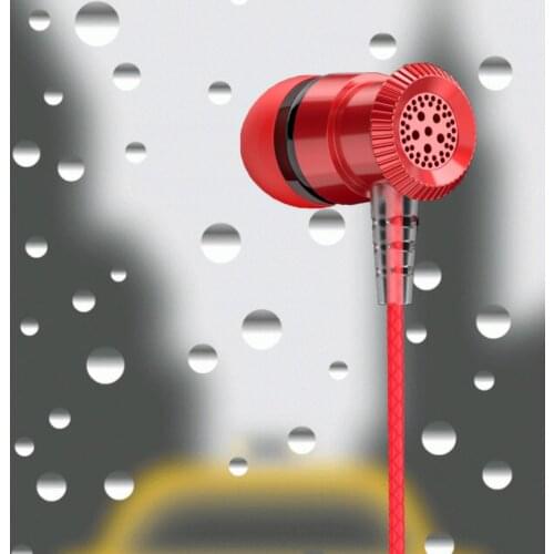 Strong Bass 3.5mm Wired Earphones Sport headset 1.2m In ear 3D Stereo Earbuds W/Mic For iphone samsung huawei xiaomi OPPO