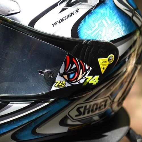 Reflective Motorcycle X14 Helmet Visor Car Sticker Decals for DAIJIRO 74 X12X14