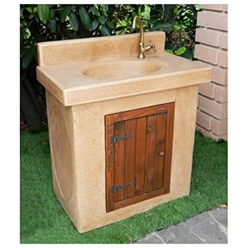 Wash Basin outdoor grandma AMALIA CM78X45X90H in various colors complete RUKIT18