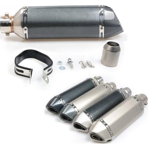 38- 51MM Universal Motorcycle Exhaust Modified GP Escape Muffle pipe For Most Motorcycles Racing DIRT BIKE SCOOTER ATV Exhaust