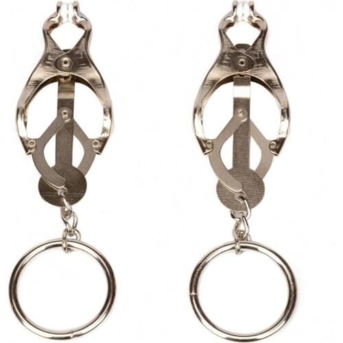 1Pair Stainless steel Metal Nipple Clamps Sex Toys breast Clips BDSM Adult Games toys For Couples Flirt sex Toys For Women estim