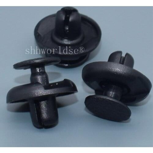 100PCS 7MM Hole Fender Liner Push-Type Retainer For Land Cruiser For RAV 4 1998-On 53879-60010 Fastener Clip Auto Clips