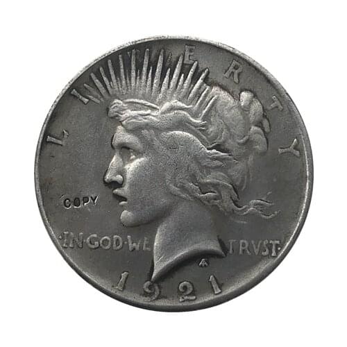 1921 Peace Dollar COIN COPY