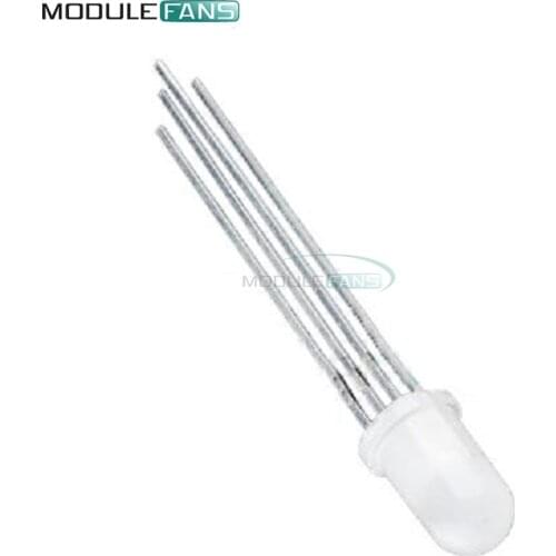 20Pcs Red Green Blue Diffused 5mm 4pin RGB Common Cathode LED